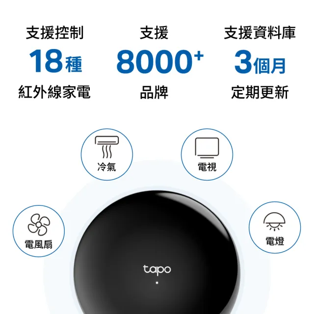 (智能網關組)【TP-Link】Tapo T300 IP67 智慧滴漏水感應器 智能警報器 傳感器(90dB可調式警報/智慧連動/Tap