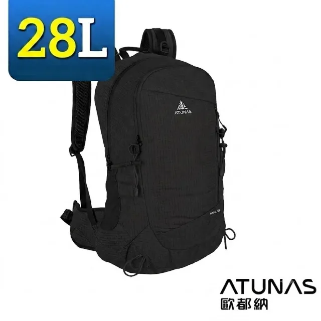 【ATUNAS 歐都納】》HIKE網架式透氣背包 A1BPGZ04 黑(後背包/健行包/登山包/旅遊包/單車背包/通勤包/收納)