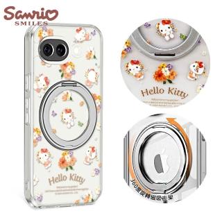 【apbs】三麗鷗 Google Pixel 10a/Sony Xperia 1 VIII 精孔鏡頭保護360磁吸立架殼-花季凱蒂