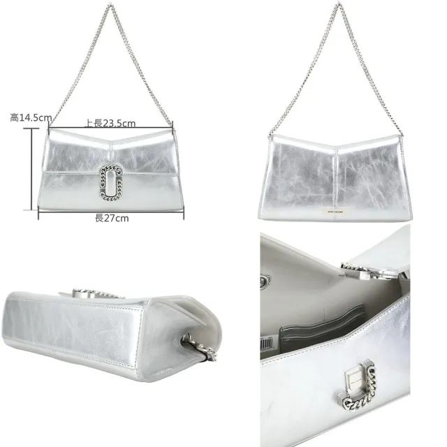 【MARC JACOBS】ST. MARC 復古鍊雙J釦小牛皮肩背 手拿腋下包-多款