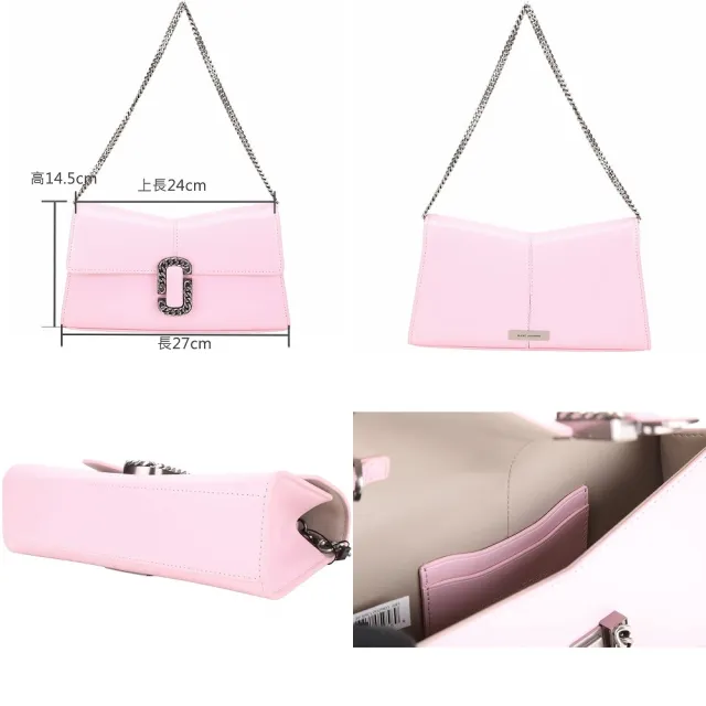 【MARC JACOBS】ST. MARC 復古鍊雙J釦小牛皮肩背 手拿腋下包-多款