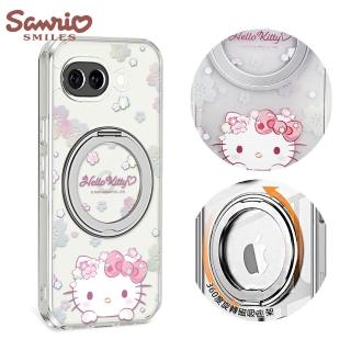 【apbs】三麗鷗 Google Pixel 10a/Sony Xperia 1 VIII 精孔鏡頭保護360磁吸立架殼-櫻花凱蒂