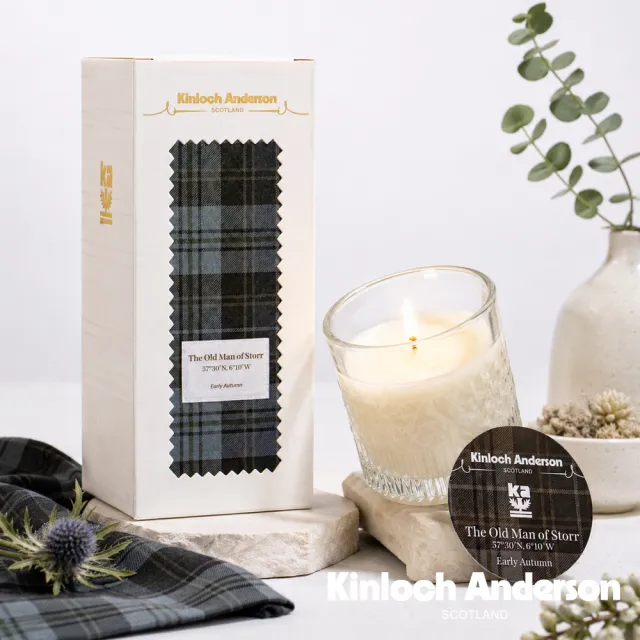 【Kinloch Anderson】金安德森香氛 NO.03史托爾老人岩 木質調 香氛蠟燭80g(居家室內/空間香氛)