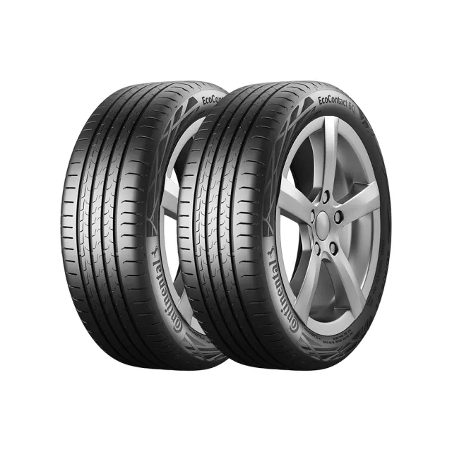 【Continental 馬牌】輪胎 EcoContact 6Q 235/50/18吋 二入組 送安裝(車麗屋)
