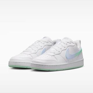 【NIKE 耐吉】COURT BOROUGH LOW FADE GS 白色 休閒鞋 穿搭 女款 大童鞋 IQ6529-100