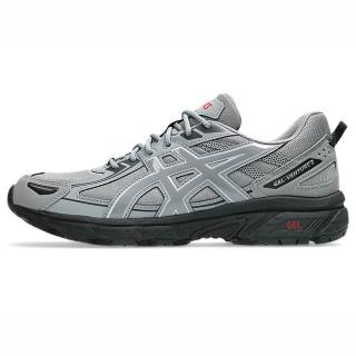 【asics 亞瑟士】GEL-Venture 6 男 休閒鞋 戶外 復古 流行 灰 黑(1203A438-033)