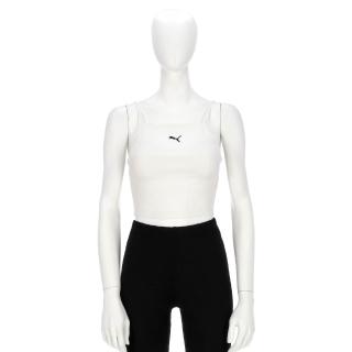 【PUMA】流行系列 ESS 女款 白色 運動 羅紋 細肩 休閒 歐規 背心 62977102