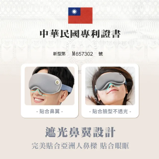 【Beroso 倍麗森】4D Pro磁吸式鼻翼遮光蒸氣熱敷眼罩(睡眠眼罩 安心一年保固 蒸氣眼罩 遮光睡眠眼罩)