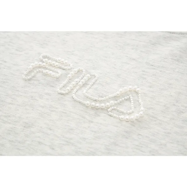 【FILA】女短袖圓領T恤-米麻花 5TEA-5445-MY