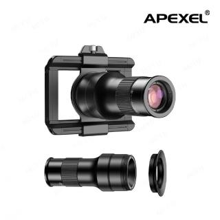 【APEXEL】6倍單筒望遠鏡頭-標配組 手機望遠鏡頭 長焦微距鏡頭(外接鏡頭 輕巧攜便 多場景適用)