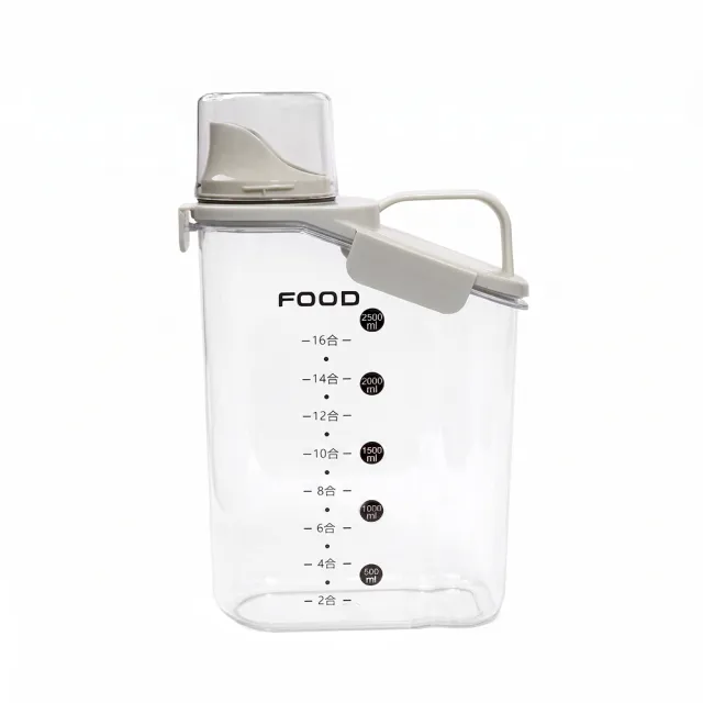 【上手家居】儲米桶-2800ml(飼料桶/麵粉收納罐/飼料密封罐/米罐/飼料罐)