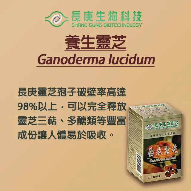 【長庚生技】養生靈芝膠囊(60粒/罐)