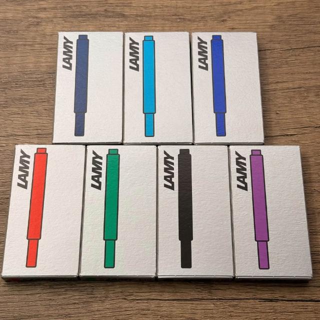 【LAMY】卡水 兩盒10入裝 七色可選 T10 卡式墨水管