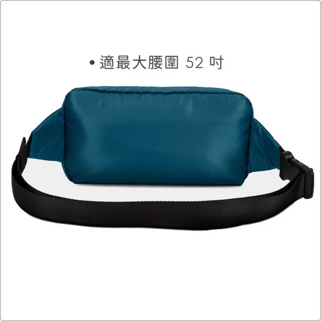 【Travelon】美國 雙層防盜輕便腰包 藍 / 隨身包 貼身包 男包 RFID