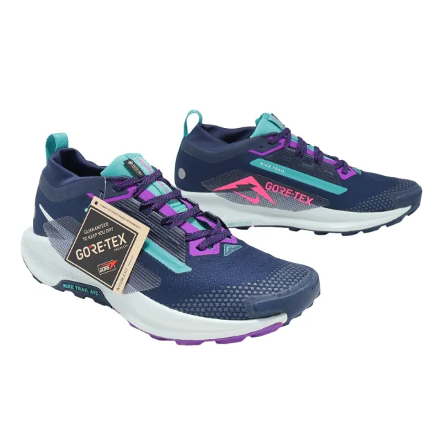 【NIKE 耐吉】防水越野跑鞋 Pegasus Trail 5 GTX 男鞋 藍 戶外 機能 FQ0908-403