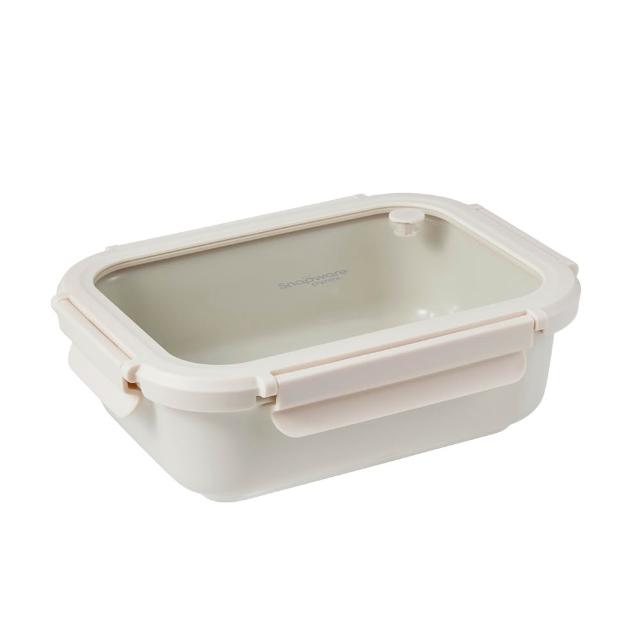 【CorelleBrands 康寧餐具】SNAPWARE EcoRen陶瓷保鮮盒1000ml-兩入組