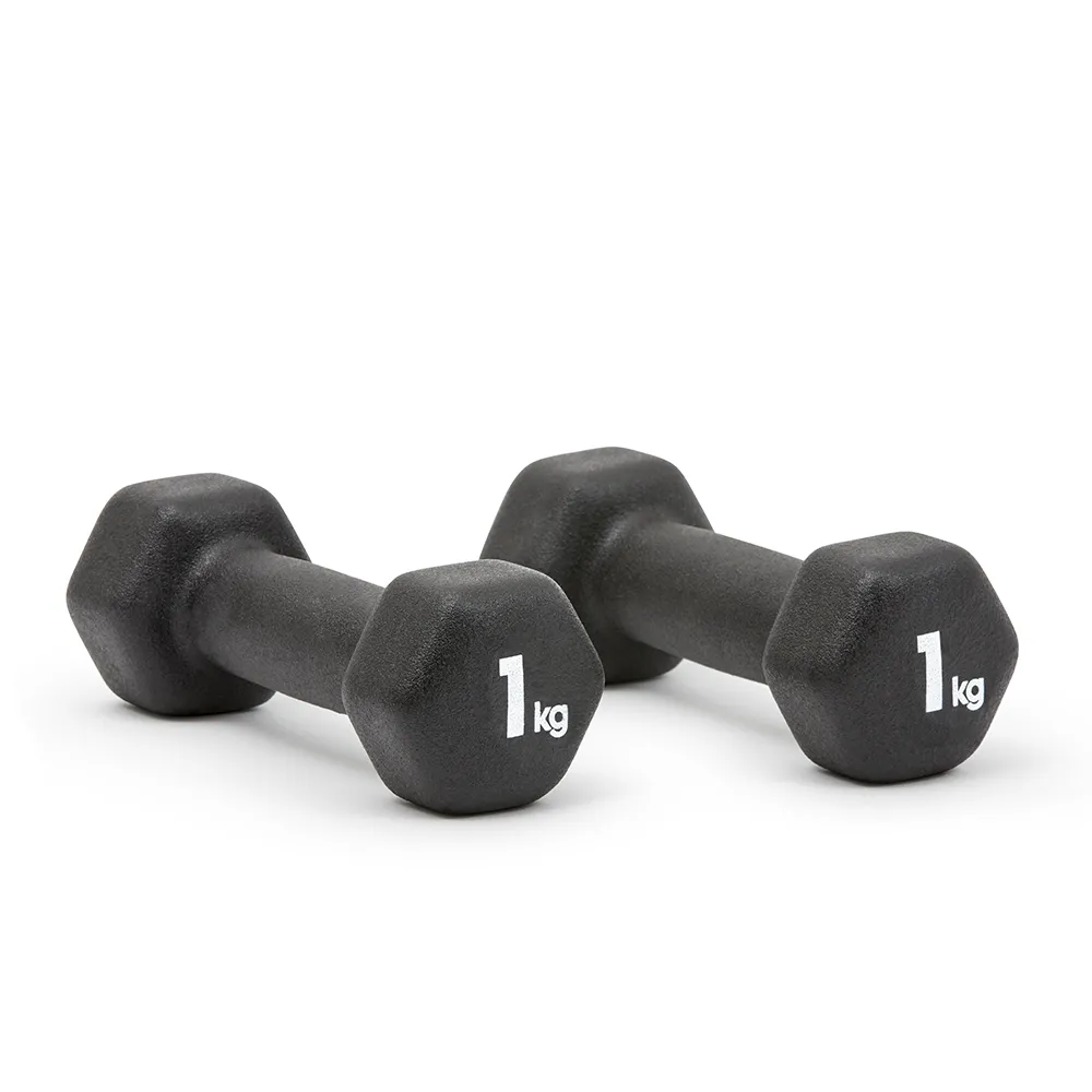 【adidas 愛迪達】六角健身啞鈴(1kg/2入)