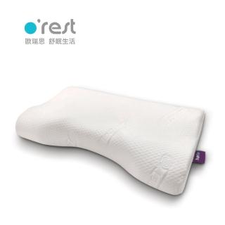 【orest】月兒曲線記憶枕(曲線服貼 抗菌枕芯 低溫感記憶棉 100D高密度支撐性 天絲針織外布套)