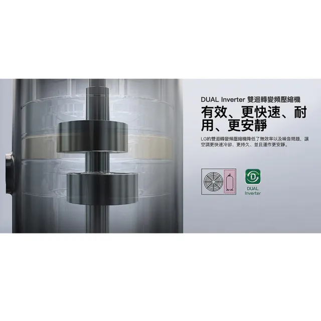 【LG 樂金】白金級安裝★4-6坪 R32 旗艦系列 一級變頻冷暖 3.5kW 分離式空調(LSU36DHPM+LSN36DHPM)