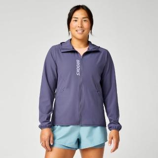 【BROOKS】女 Canopy 防潑水外套 暮夜藍 (221751517)