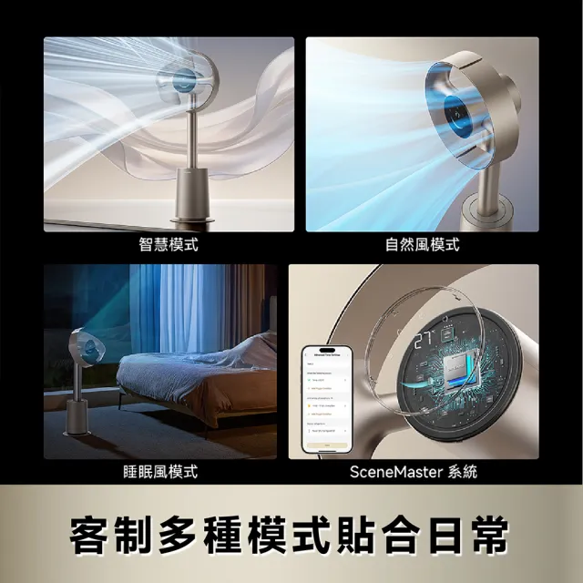 【Dreame 追覓科技】MF10 AI感溫無葉淨化循環扇（AI智慧測溫控風/超省電/垂直90°＋水平180°旋轉）