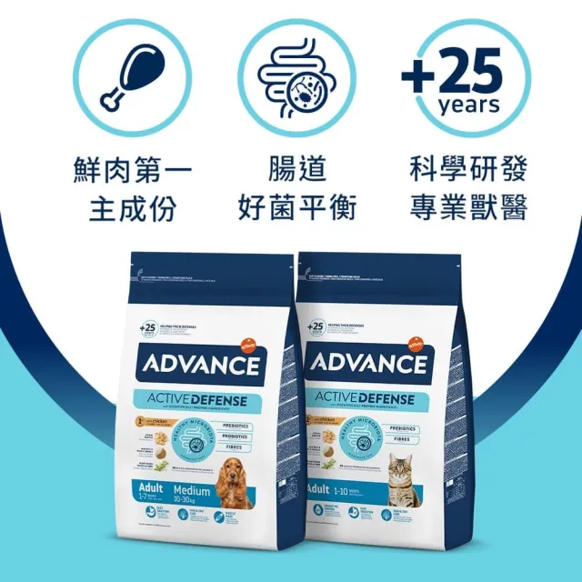 【ADVANCE 愛旺斯】保健機能 小型犬低敏鮭魚配方3kgX1包(狗飼料/狗乾糧/低敏狗飼料)
