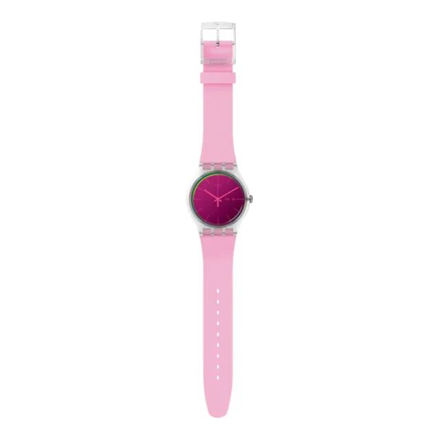 【SWATCH】POLAROSE 經典手錶/太陽光譜折射錶盤/男錶/女錶/瑞士製造 SUOK710(41mm)