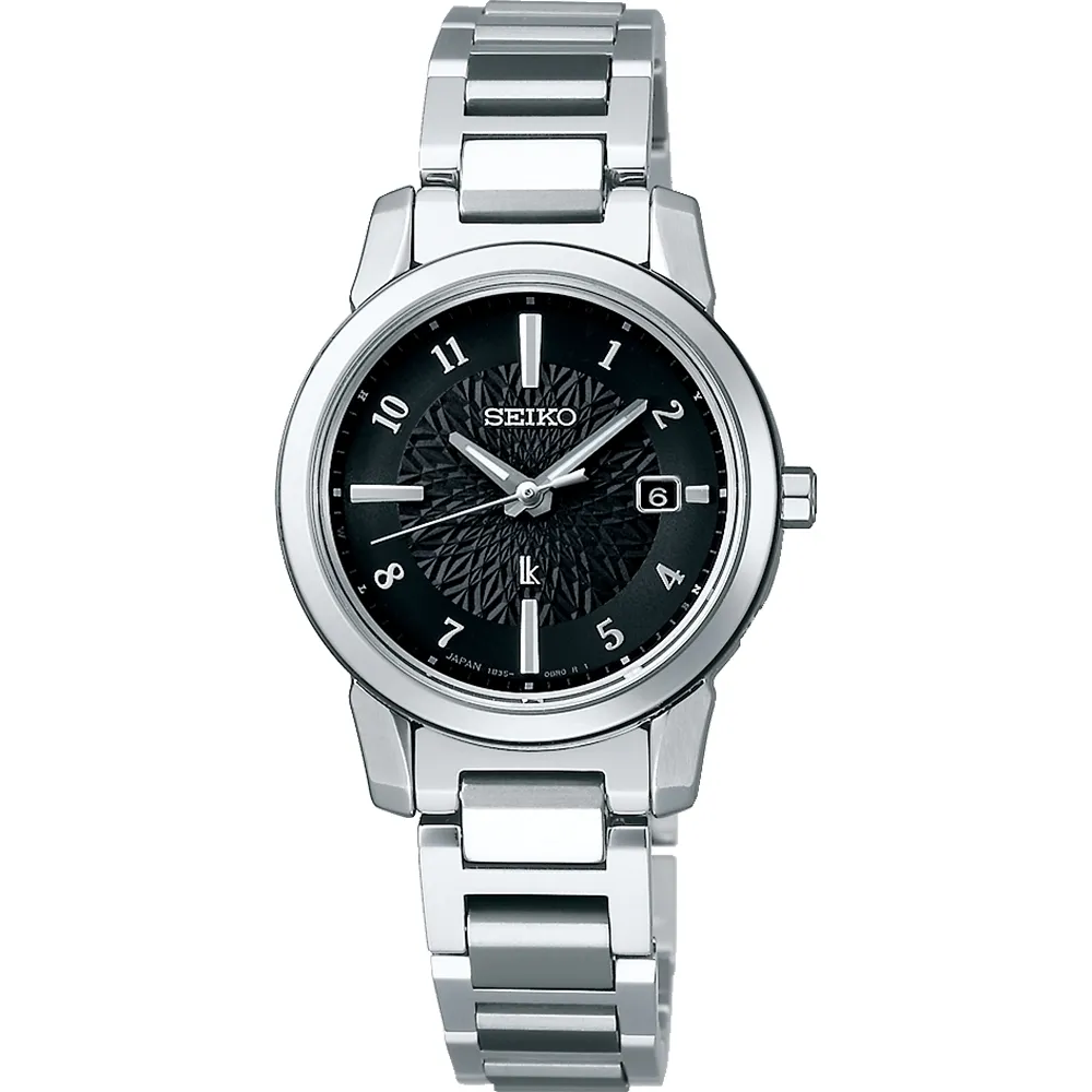 【SEIKO 精工】LUKIA限量太陽能電波藍寶石腕錶-黑28mm(SSQV081J/1B35-0AN0D)618年中慶