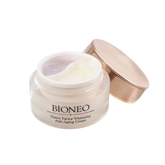 【Bioneo 德國百妮】原生美麗逆時抗老霜50mlX2(保濕 亮白 抗老)