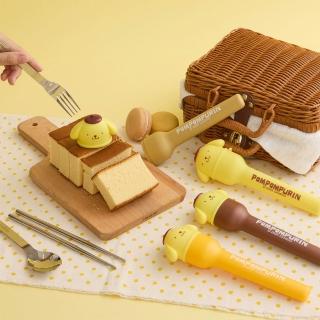 【SANRIO 三麗鷗】布丁狗造型隨行不鏽鋼餐具組-四色可選 PN-FS06