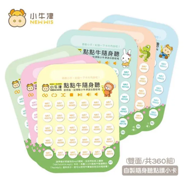 【小牛津】黃金48件組點讀大寶盒+mp3自製教材組A(含32G點讀筆)