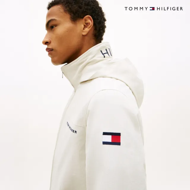 【TOMMY HILFIGER】官方旗艦館再生尼龍遊艇外套_藍色
