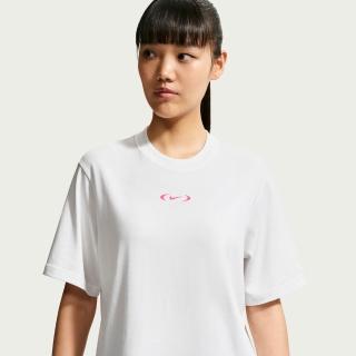 【NIKE 耐吉】短袖上衣 女 AS W NSW NK CLSC BXY TEE SPD 運動 休閒 寬鬆 短T 白 (IM6412100)