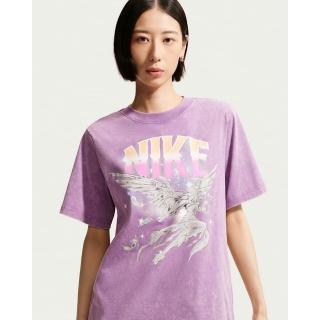 【NIKE 耐吉】短袖上衣 女 AS W NSW RETRO FLAIR TEE 運動 休閒 寬鬆 短T 紫 (IW1198544)