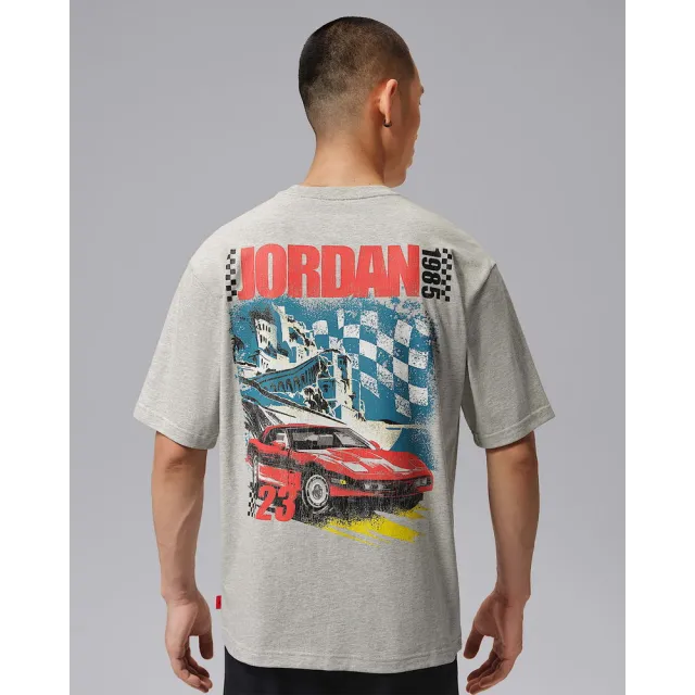 【NIKE 耐吉】短袖上衣 男 AS M J BRK S AUTO 85 SS CREW 喬丹 運動 休閒 短T 灰 (IO0026050)