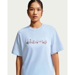 【NIKE 耐吉】短袖上衣 女 AS W NSW SS TEE BOXY 運動 休閒 寬鬆 短T 淺藍 (IW1213407)