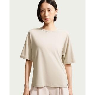 【NIKE 耐吉】短袖上衣 女 AS W NK DF 24.7 IS LGT SS TOP 運動 休閒 Dri-FIT 短T 米白 (IQ9333236)