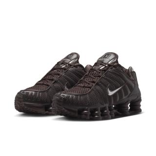 【NIKE 耐吉】運動鞋 休閒鞋 女鞋 W NIKE SHOX TL 氣墊 透氣 網布 支撐 咖啡 (IH2559201)