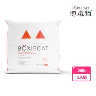 【BOXIECAT 博識貓】強效黏土凝結貓砂28磅(強效益生菌 加強氣味控制版 貓砂 天然黏土 礦砂)