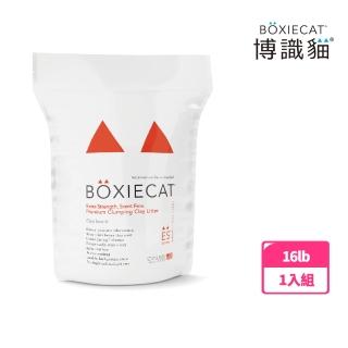 【BOXIECAT 博識貓】強效黏土凝結貓砂16LB(強效益生菌 加強氣味控制版 貓砂 天然黏土 礦砂)