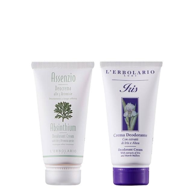 【L’ERBOLARIO 蕾莉歐】保濕香體乳50ml-苦艾、鳶尾花(任選兩入) (止汗流香、制汗乾爽、減少異味、體香 )