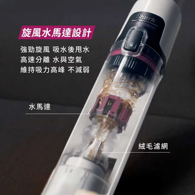 【Shark】貝克漢代言STAINFORCE HX100無線去漬-吸水吸塵器(織物機 沙發 地毯 床墊 車用 吸水除污漬 腳踏墊)