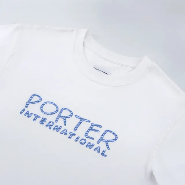 【PORTER INTERNATIONAL】條紋Logo 棉Tee(三色任選)