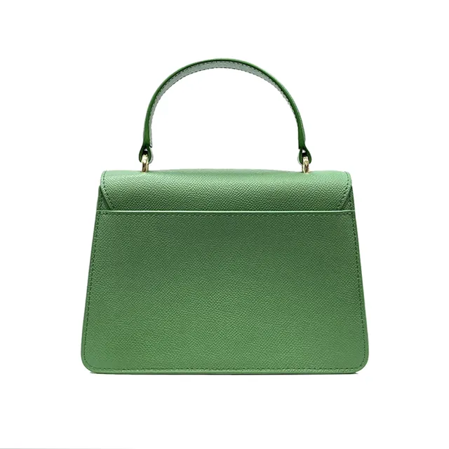 【FURLA 芙拉】WB00939 法國經典牛皮手提肩背斜背包(綠色)