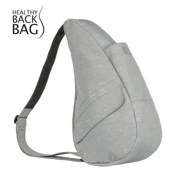 【HEALTHY BACK BAG】官方直營-基本款 TEXTURED NYLON SMALL 斜背包-銀河灰 男包 女包 側背包 斜背包