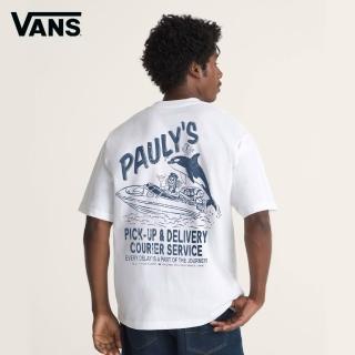 【VANS】官方旗艦 Paulys Delivery 白色短袖T恤