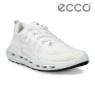 【ecco】BIOM 720 W 健步休閒織物戶外運動鞋 女鞋(白色 85031351969)