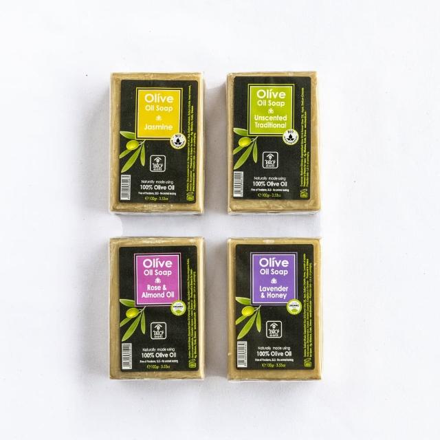 即期品【BIOESTI】希臘高純度頂級橄欖馬賽皂100克12入組(經典原味/茉莉/玫瑰/薰衣草)