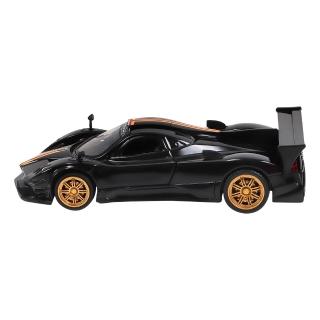 【KIDMATE】1:38 CCA合金車 Pagani Zonda Revolucion黑(兩邊車門可開 迴力車模型玩具車)