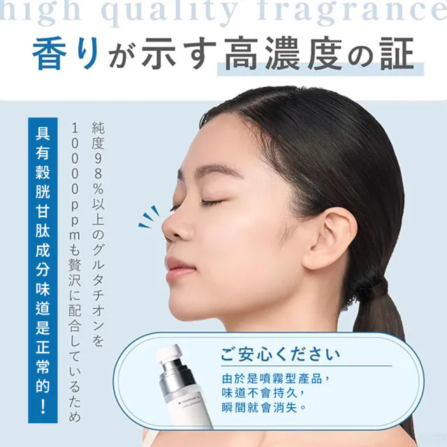 【SHIMBI METHOD 審美之選】1%穀胱甘透亮精華噴霧2入